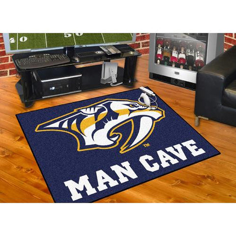 Nashville Predators NHL Man Cave All-Star Floor Mat (34in x 45in)