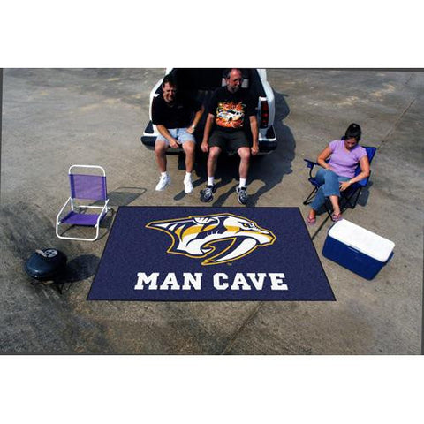 Nashville Predators NHL Man Cave Ulti-Mat Floor Mat (60in x 96in)