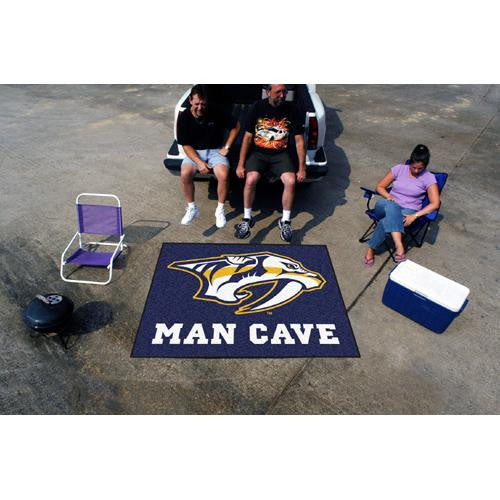 Nashville Predators NHL Man Cave Tailgater Floor Mat (60in x 72in)