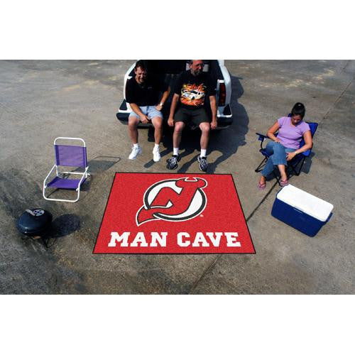 New Jersey Devils NHL Man Cave Tailgater Floor Mat (60in x 72in)