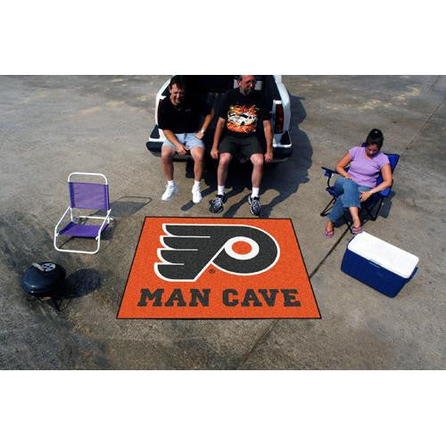 Philadelphia Flyers NHL Man Cave Tailgater Floor Mat (60in x 72in)