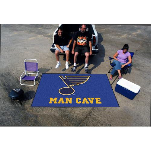 St. Louis Blues NHL Man Cave Ulti-Mat Floor Mat (60in x 96in)