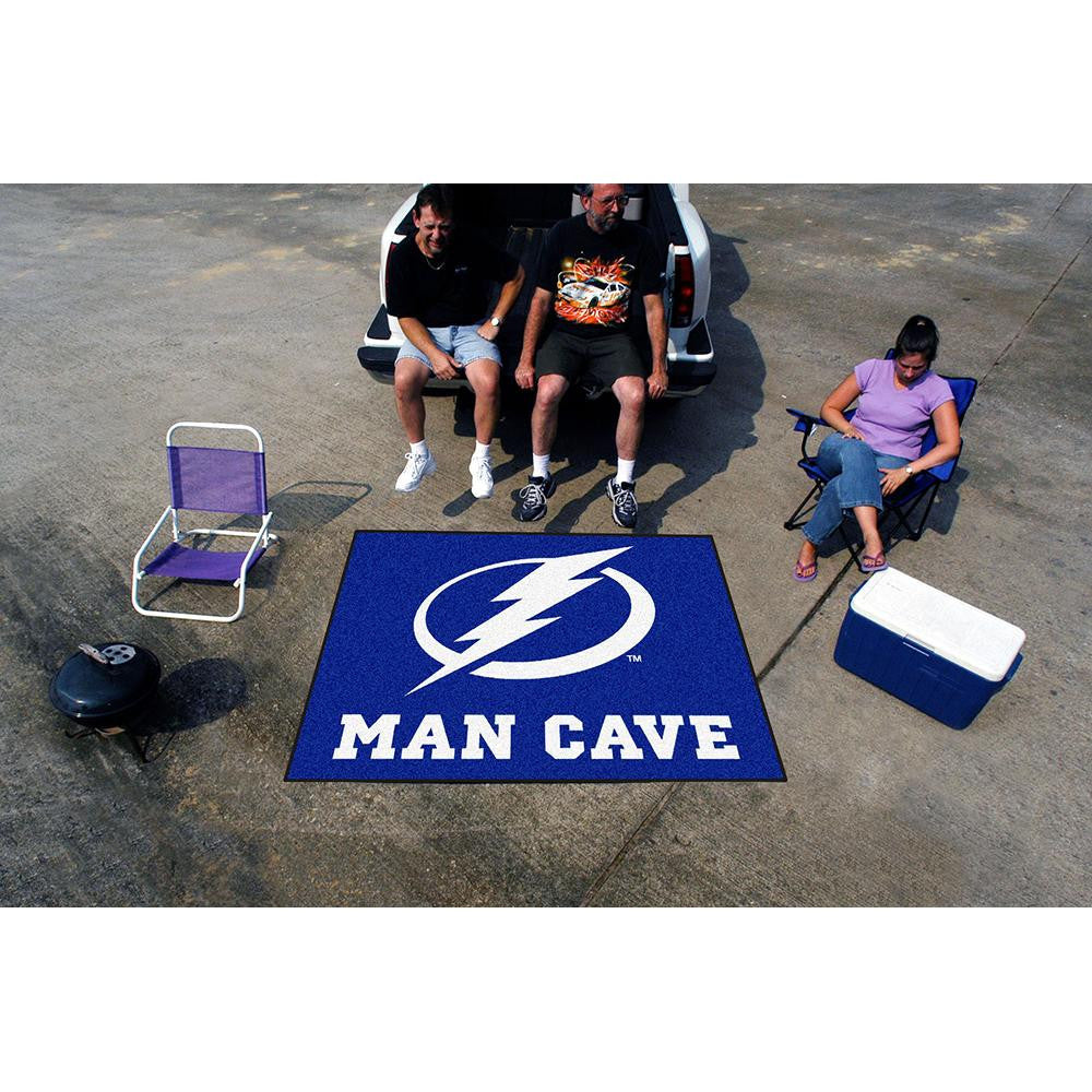 Tampa Bay Lightning NHL Man Cave Tailgater Floor Mat (60in x 72in)