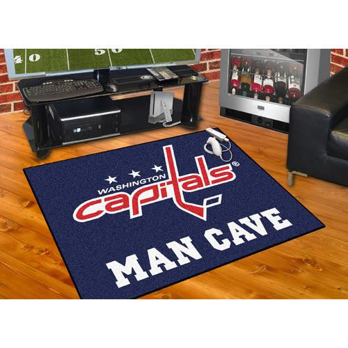 Washington Capitals NHL Man Cave All-Star Floor Mat (34in x 45in)