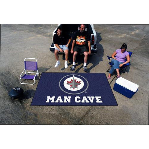 Winnipeg Jets NHL Man Cave Ulti-Mat Floor Mat (60in x 96in)