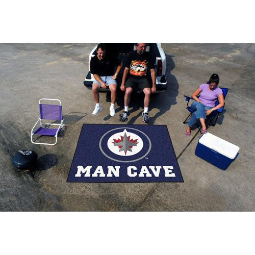 Winnipeg Jets NHL Man Cave Tailgater Floor Mat (60in x 72in)