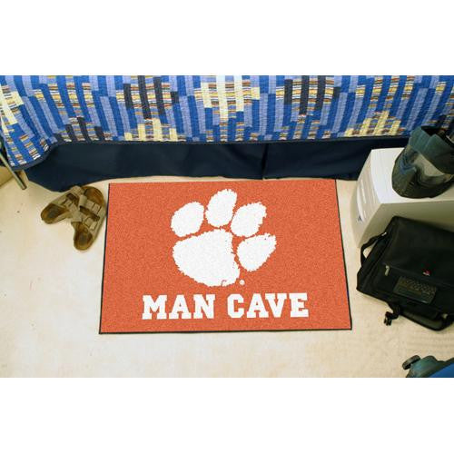 Clemson Tigers NCAA Man Cave Starter Floor Mat (20in x 30in)