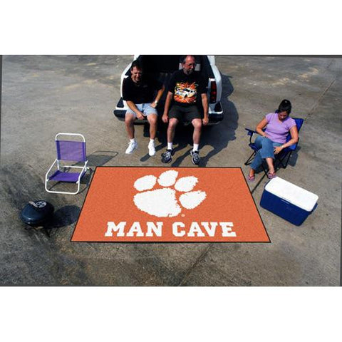 Clemson Tigers NCAA Man Cave Ulti-Mat Floor Mat (60in x 96in)