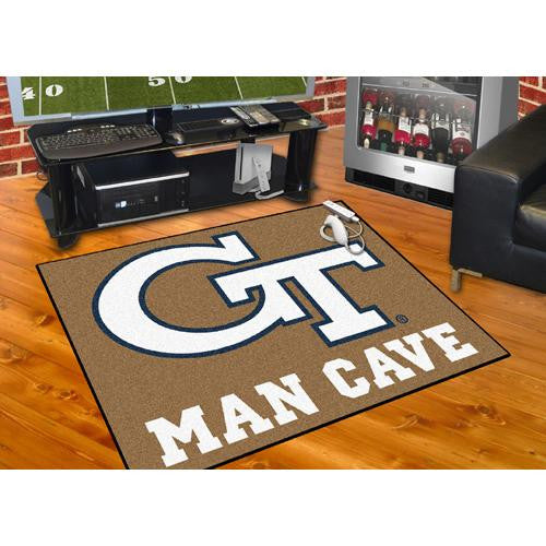 Georgia Tech Yellowjackets NCAA Man Cave All-Star Floor Mat (34in x 45in)