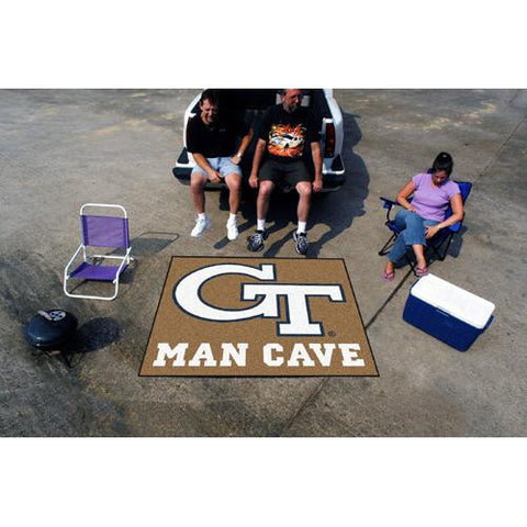 Georgia Tech Yellowjackets NCAA Man Cave Tailgater Floor Mat (60in x 72in)