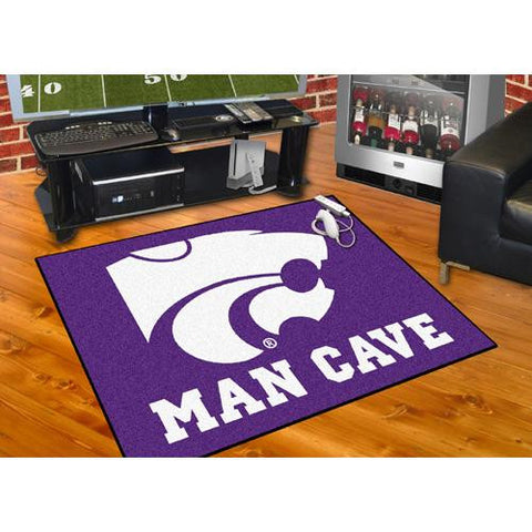 Kansas State Wildcats NCAA Man Cave All-Star Floor Mat (34in x 45in)