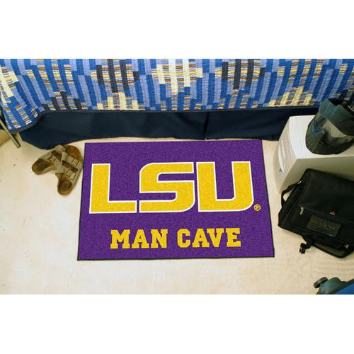 LSU Tigers NCAA Man Cave Starter Floor Mat (20in x 30in)