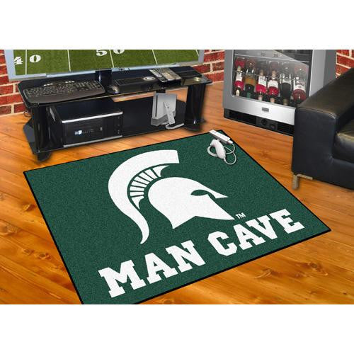 Michigan State Spartans NCAA Man Cave All-Star Floor Mat (34in x 45in)