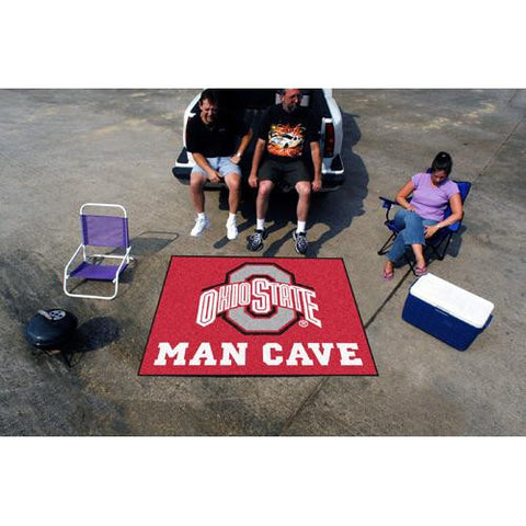 Ohio State Buckeyes NCAA Man Cave Tailgater Floor Mat (60in x 72in)