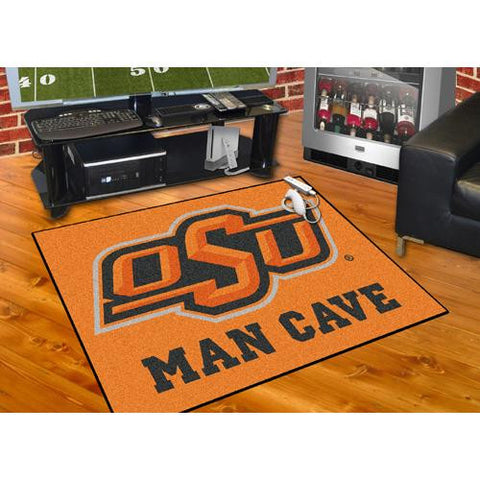 Oklahoma State Cowboys NCAA Man Cave All-Star Floor Mat (34in x 45in)