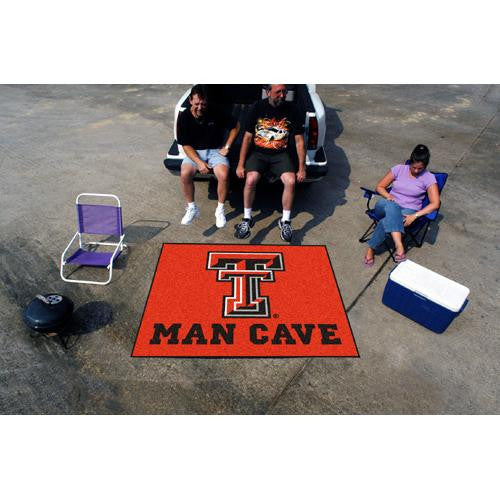 Texas Tech Red Raiders NCAA Man Cave Tailgater Floor Mat (60in x 72in)