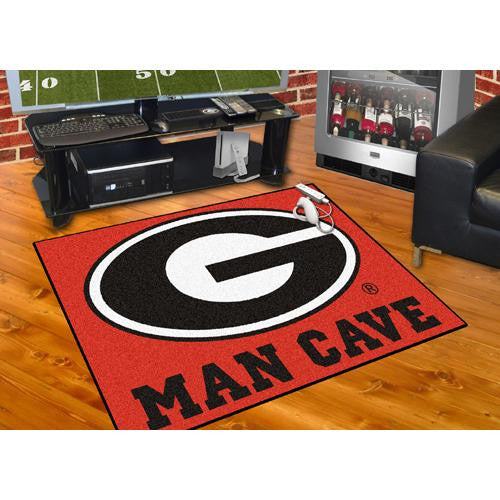 Georgia Bulldogs NCAA Man Cave All-Star Floor Mat (34in x 45in)