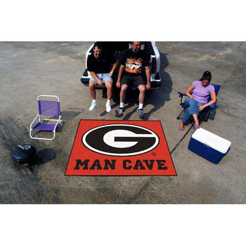 Georgia Bulldogs NCAA Man Cave Tailgater Floor Mat (60in x 72in)