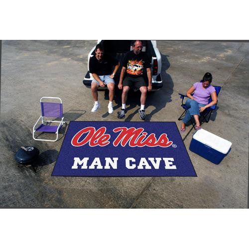 Mississippi Rebels NCAA Man Cave Ulti-Mat Floor Mat (60in x 96in)