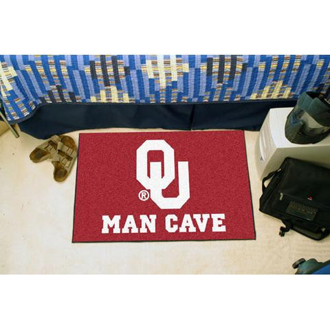 Oklahoma Sooners NCAA Man Cave Starter Floor Mat (20in x 30in)