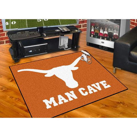 Texas Longhorns NCAA Man Cave All-Star Floor Mat (34in x 45in)