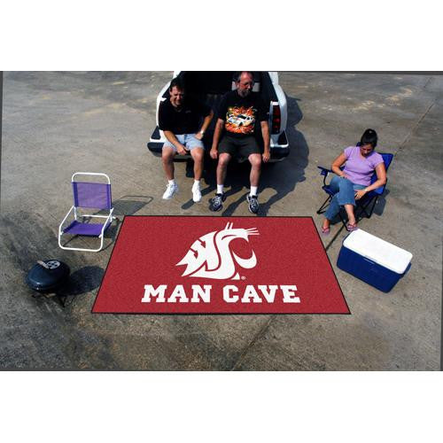 Washington State Cougars NCAA Man Cave Ulti-Mat Floor Mat (60in x 96in)