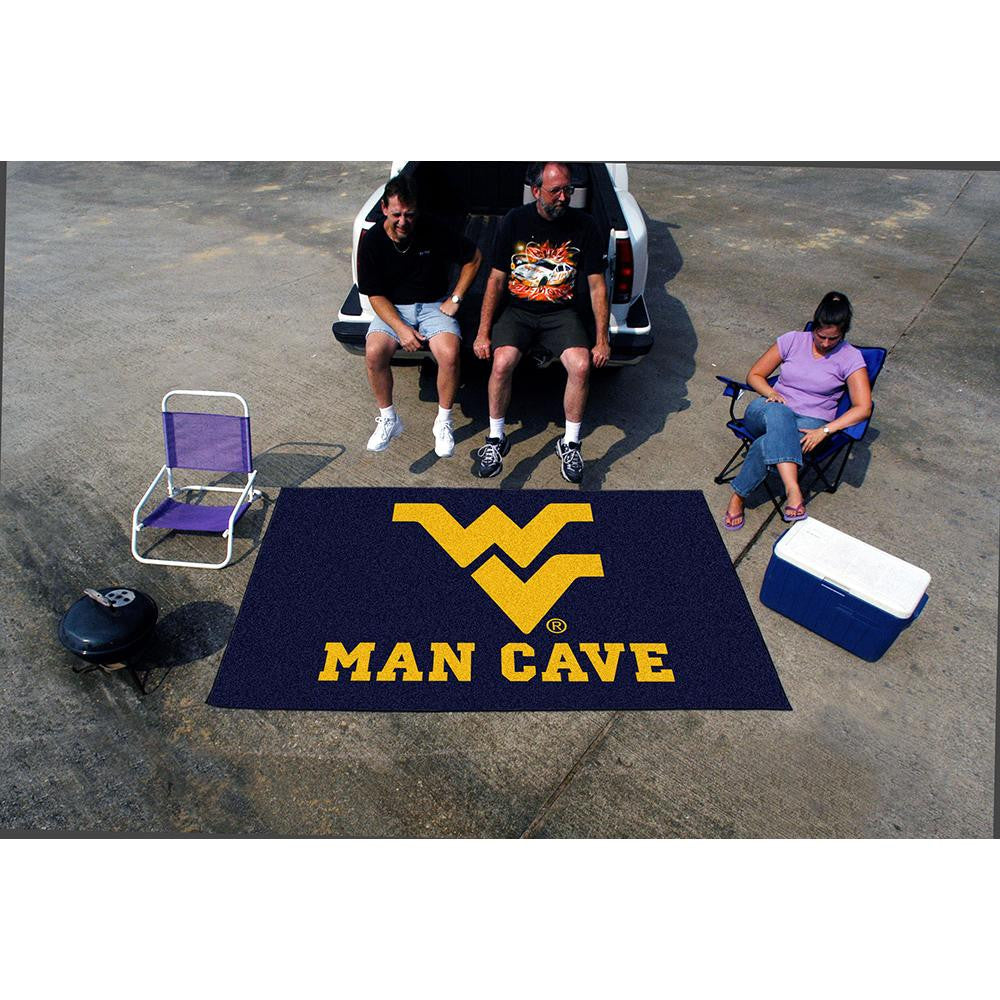 West Virginia Mountaineers NCAA Man Cave Ulti-Mat Floor Mat (60in x 96in)