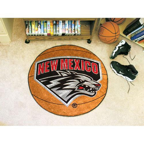 New Mexico Lobos NCAA Basketball Round Floor Mat (29)