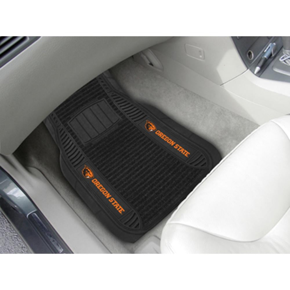 Oregon State Beavers NCAA Deluxe 2-Piece Vinyl Car Mats