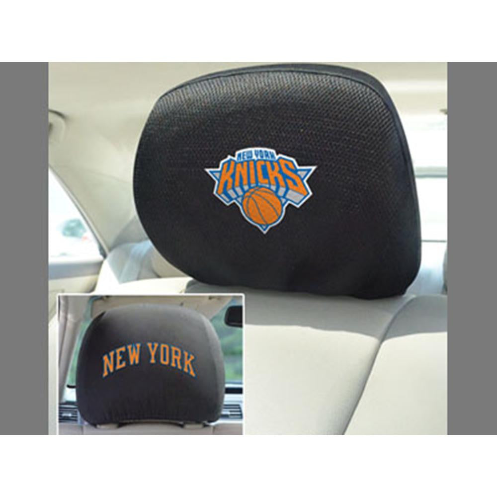 New York Knicks NBA Polyester Head Rest Cover (2 Pack)