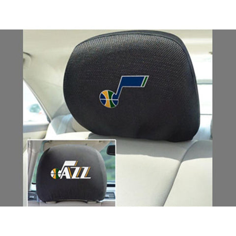 Utah Jazz NBA Polyester Head Rest Cover (2 Pack)