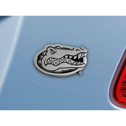 Florida Gators NCAA Chrome Car Emblem (2.3in x 3.7in)