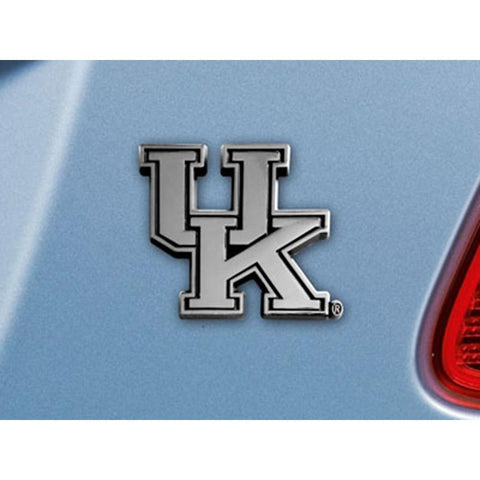 Kentucky Wildcats NCAA Chrome Car Emblem (2.3in x 3.7in)