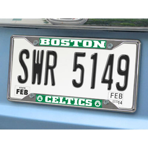 Boston Celtics NBA Chrome License Plate Frame