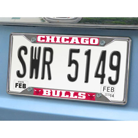 Chicago Bulls NBA Chrome License Plate Frame