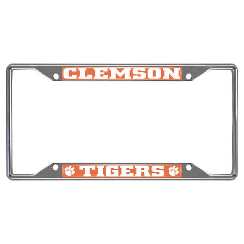 Clemson Tigers NCAA Chrome License Plate Frame