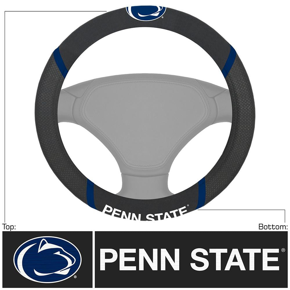 Penn State Nittany Lions NCAA Polyester Steering Wheel Cover