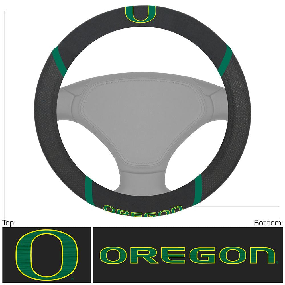 Oregon Ducks NCAA Polyester Steering Wheel Cover