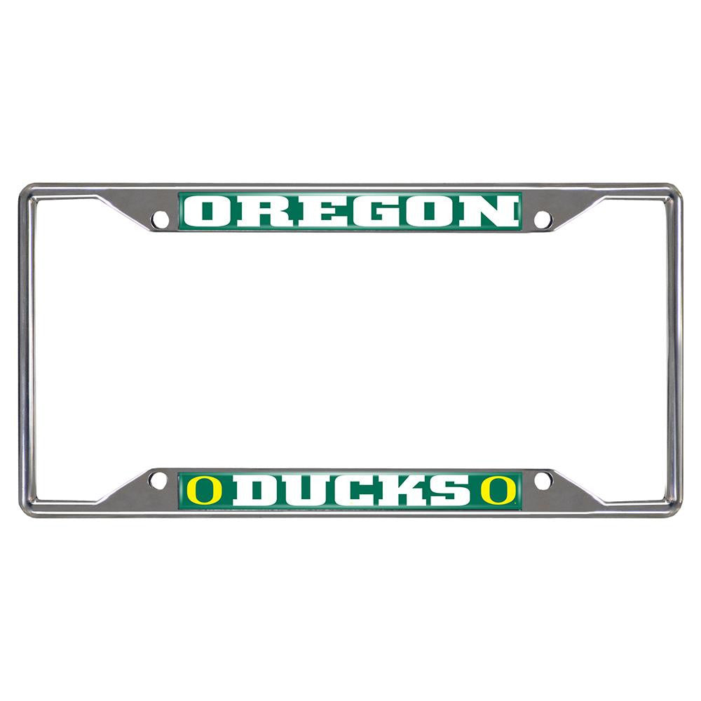 Oregon Ducks NCAA Chrome License Plate Frame