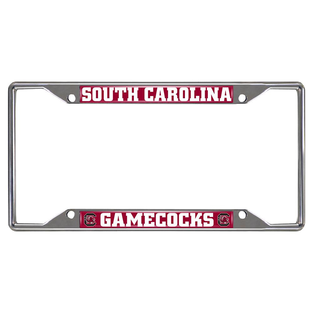 SOUTH CAROLINA GAMECOCKS NCAA Chrome License Plate Frame