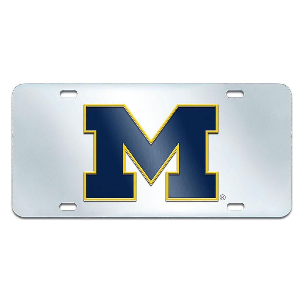 Michigan Wolverines NCAA License Plate-Inlaid