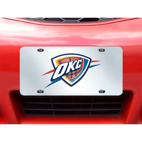 Oklahoma City Thunder NBA License Plate Inlaid