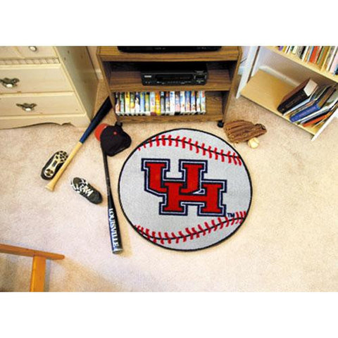 Houston Cougars NCAA Baseball Round Floor Mat (29)