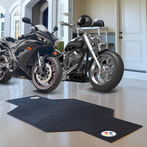 Pittsburgh Steelers NFL Motorcycle Mat (82.5in L x 42in W)