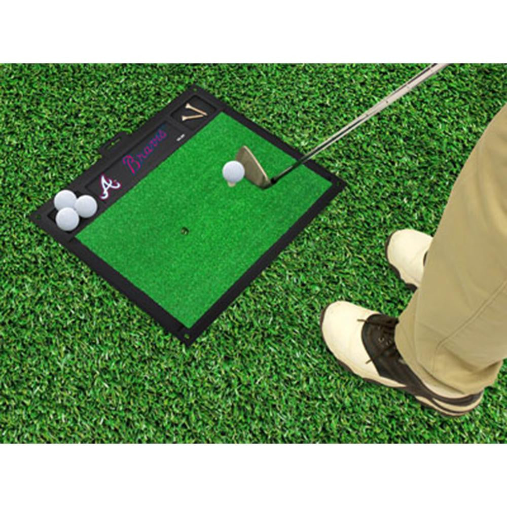 Atlanta Braves MLB Golf Hitting Mat (20in L x 17in W)