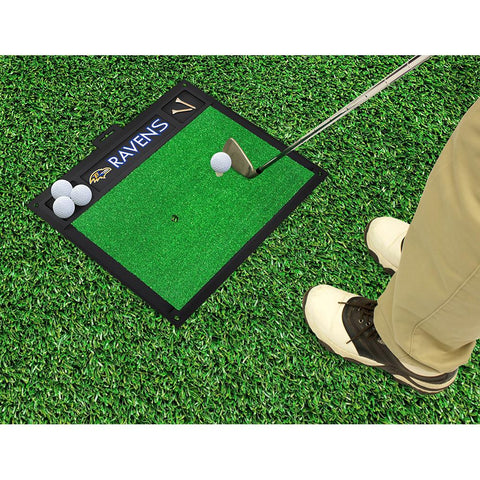 Baltimore Ravens NFL Golf Hitting Mat (20in L x 17in W)