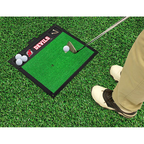 New Jersey Devils NHL Golf Hitting Mat (20in L x 17in W)