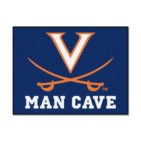 Virginia Cavaliers NCAA Man Cave All-Star Floor Mat (34in x 45in)