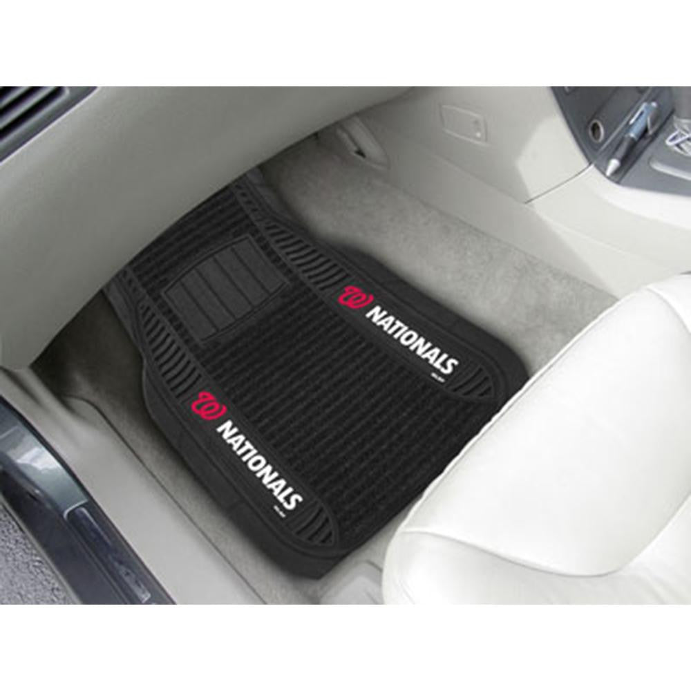 Washington Nationals MLB Deluxe 2-Piece Vinyl Car Mats