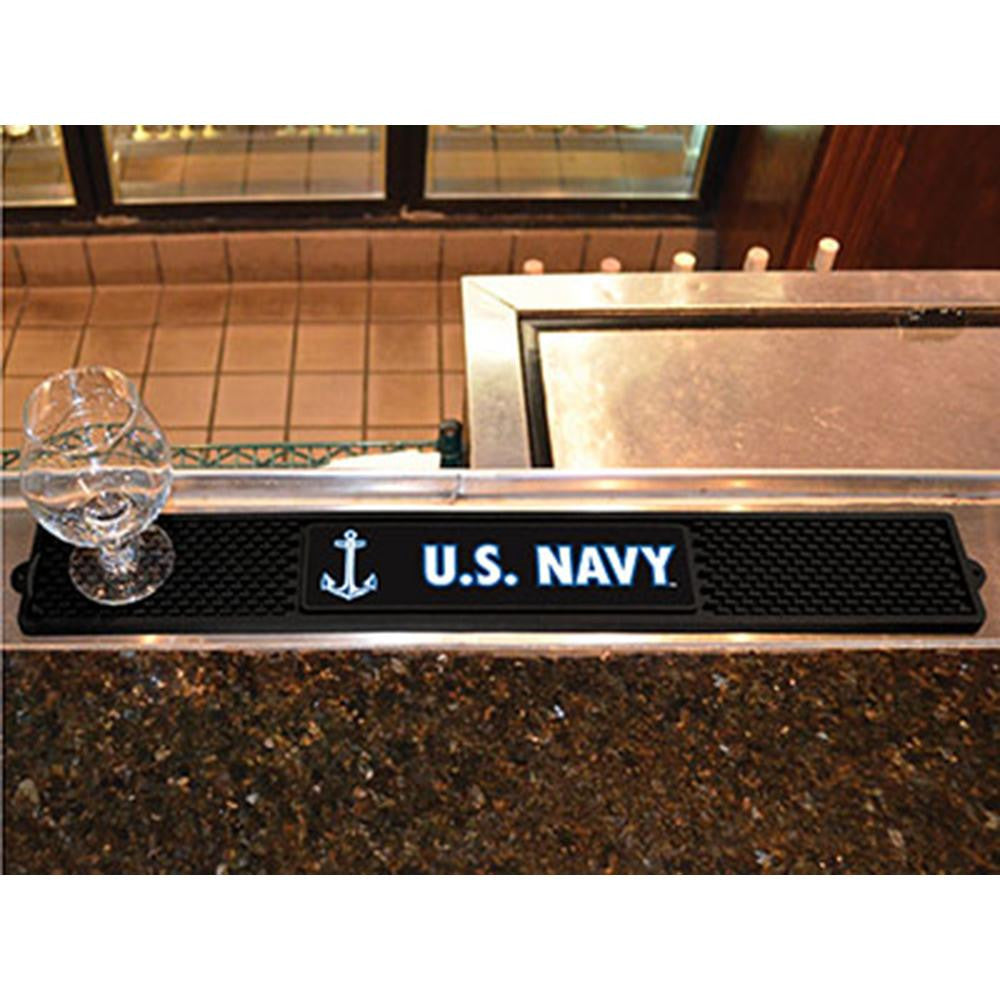 US Navy Armed Forces Drink Mat (3.25in x 24in)